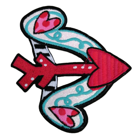 PC4229 - Heart bow and arrow (Sew On)