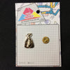 MP0065 - Gold Money Bag Metal Pin Badge