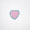 PC2110 - Blue Line Pink Heart (Iron On)