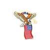 PS1621 - USA Eagle Flag (Iron on)