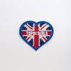 PC2239 - Sequin Topbi Girls Union Jack Heart (Iron On)