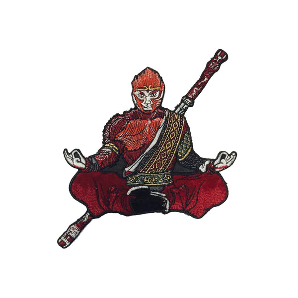 PC4163 - Meditating Samurai Guru (Sew On)