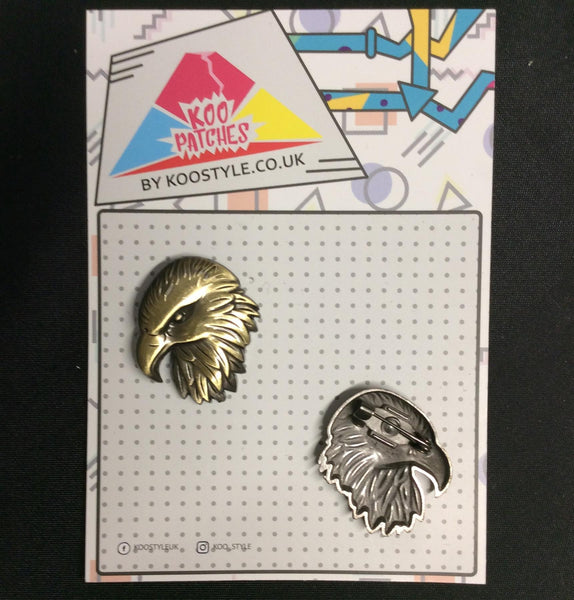 MP0214 - Gold Eagle Metal Pin Badge