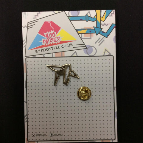 MP0071 - Gold Geometrical Gold Shape Metal Pin