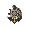PS1712 - Golden Navy Anchor (Iron on)