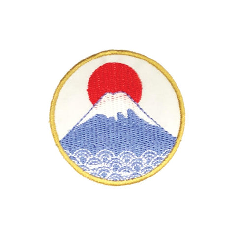 PC4184C - Red Moon Fuji Mountain Japan Mount (Iron On)