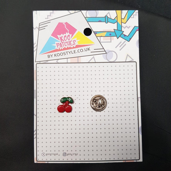 MP0069 - Mini Cherry Fruit Metal Pin Badge