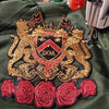PC3576 - Gold Red Lions Crest (Iron On)