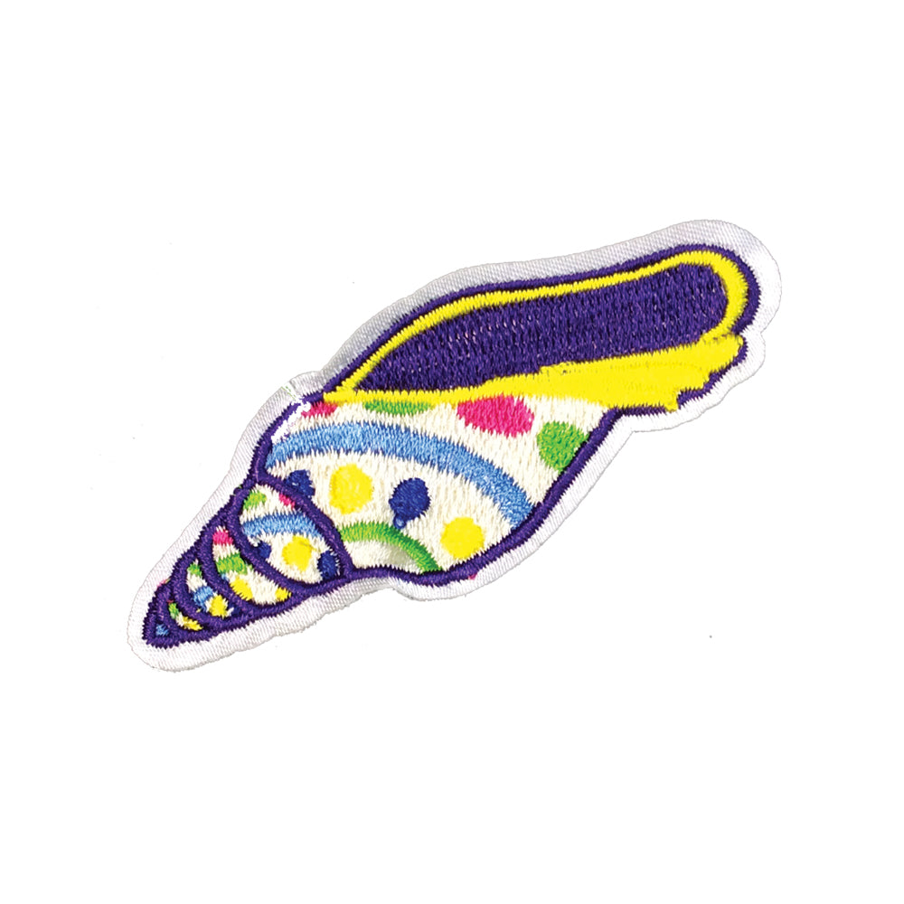 PC3150 - Colourful Sea Shell (Iron On) Embroidery Applique Patch | Koo Style UK