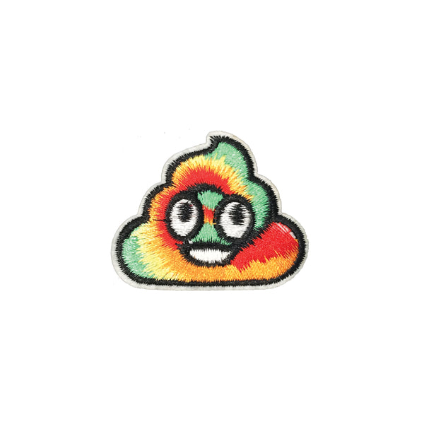 PC3725 - Rainbow Poo Emoji (Iron On)