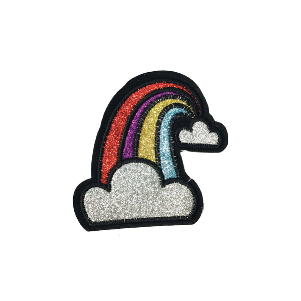 PC3757 - Glitter Rainbow Cloud (Iron On)