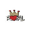 PC3759 - Royal Heart Crown Text (Iron On)