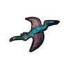 PC3831F - Sequin Blue Aerodactyl Bird Dinosaur (Iron On)