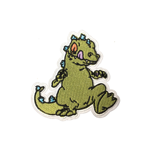 PC3885 - Stomping Green Dinosaur (Iron On)