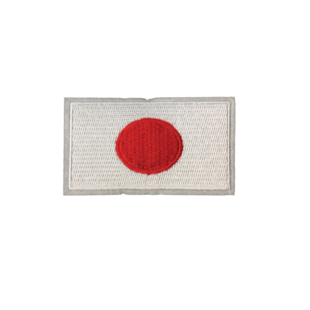 PC3899 - Japan Flag (Iron On) Embroidery Applique Patch | Koo Style UK