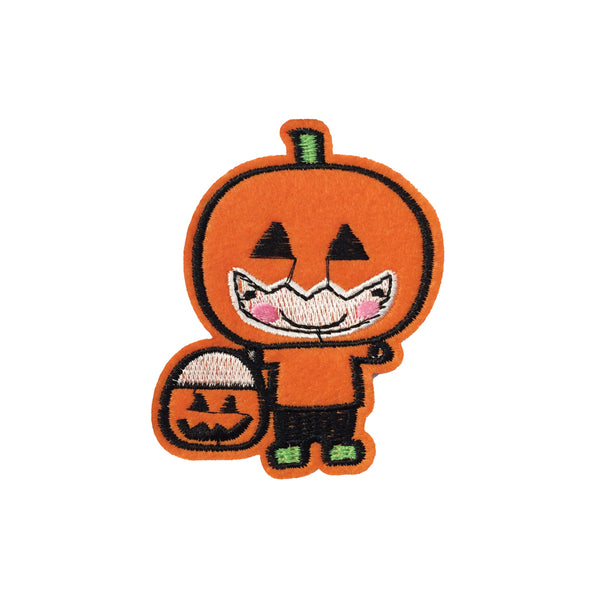 PC3915 - Trick Or Treat Halloween Pumpkin Boy (Iron On)