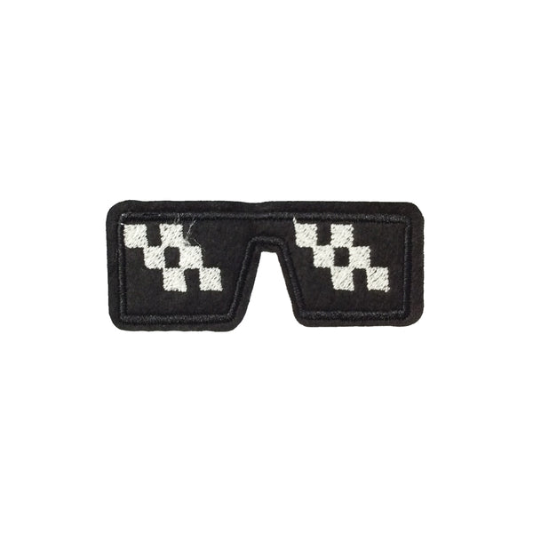 PC3940 - Pixelated Sunglasses Shades (Iron On)
