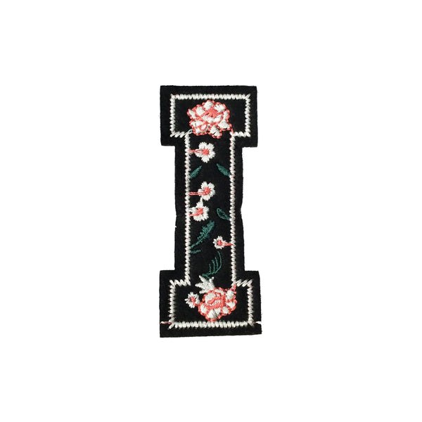 PC3989I - Flowery Alphabet Letter I (Iron On)