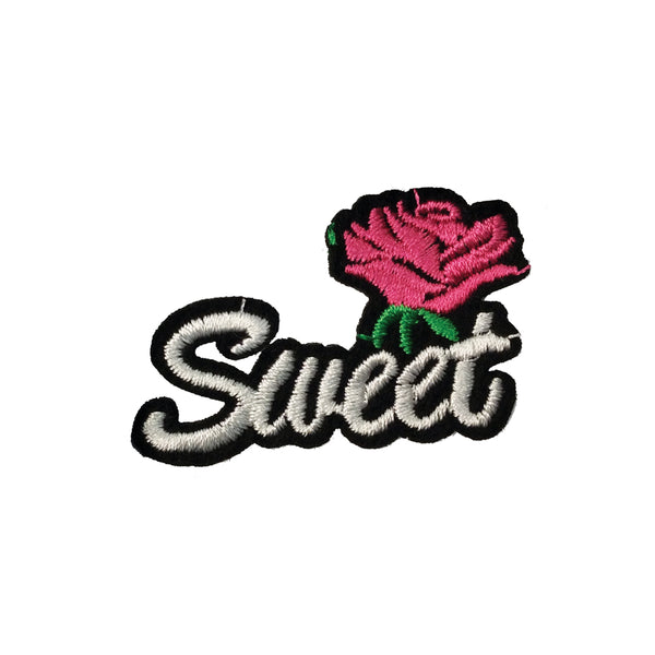 PC4033B - Sweet Pink Rose (Iron On)