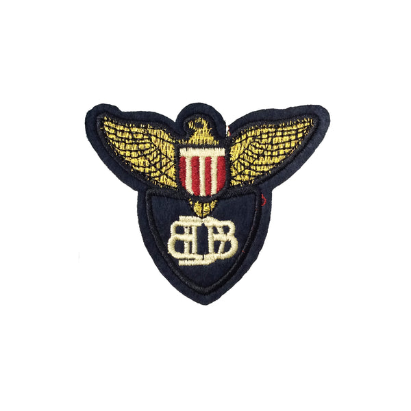 PC4034 - Bird Wings Medal Emblem (Iron On)