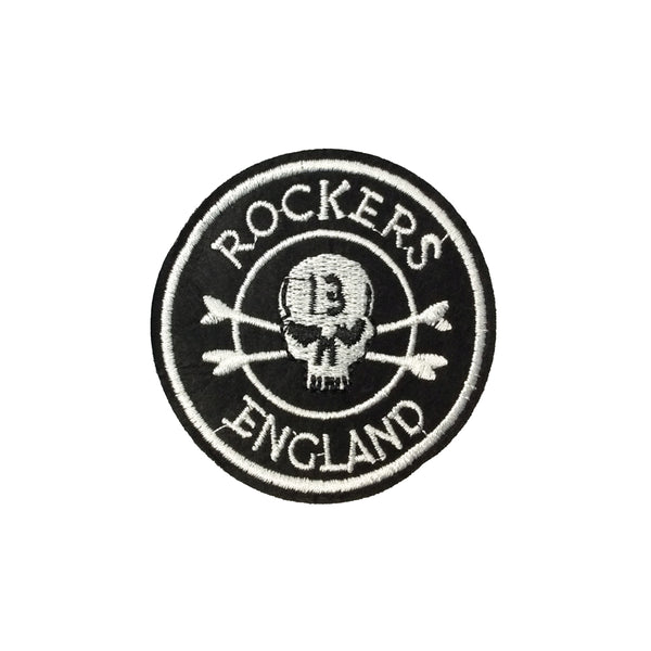 PC4078 - Rockers England 13 Skull (Iron On)