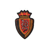 PC4080 - Red Snake Crown Shield (Iron On)