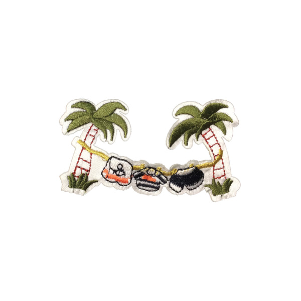 PC4092 - Palm Trees Drying Clothes Line (Iron On)