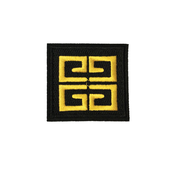 PC4098B - Black Yellow Aztec Pattern (Iron On)
