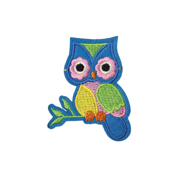 PC4111 - Cute Blue Owl (Iron On)