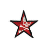 PC4137 - Skull Red Star (Sew On)