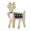 PC4176 - Beige Reindeer Antler Deer (Iron On)