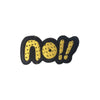 PC3483 - No !! Text (Iron On)