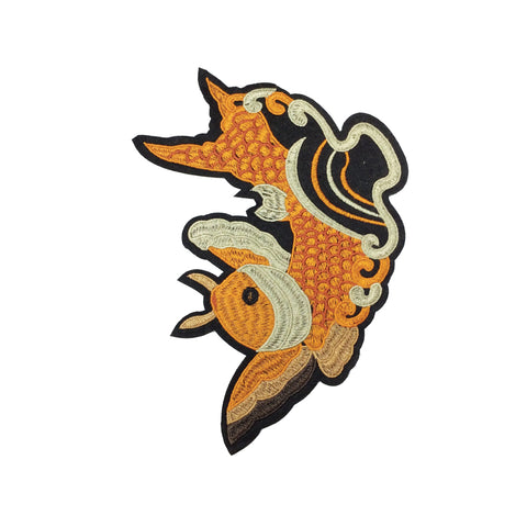 PC3338 - Orange Scaley Fish R (Iron On)