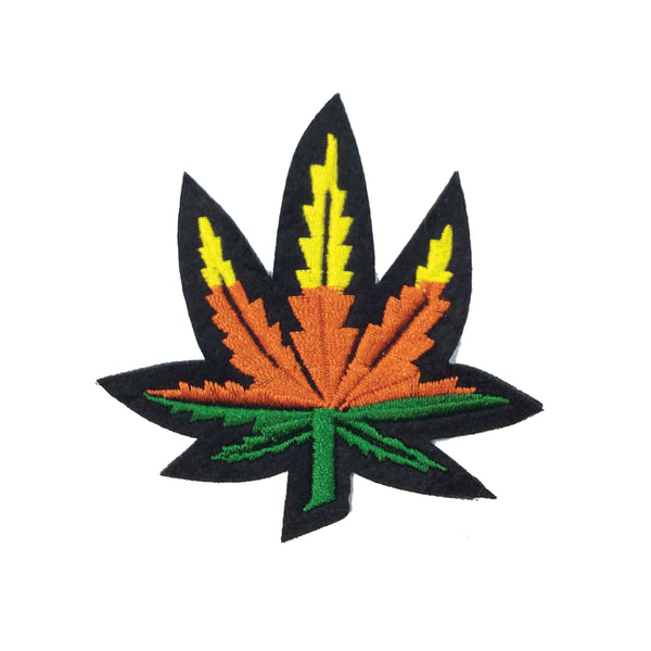 PC2361B - Earthy Marijuana Weed Leaf (Iron On)