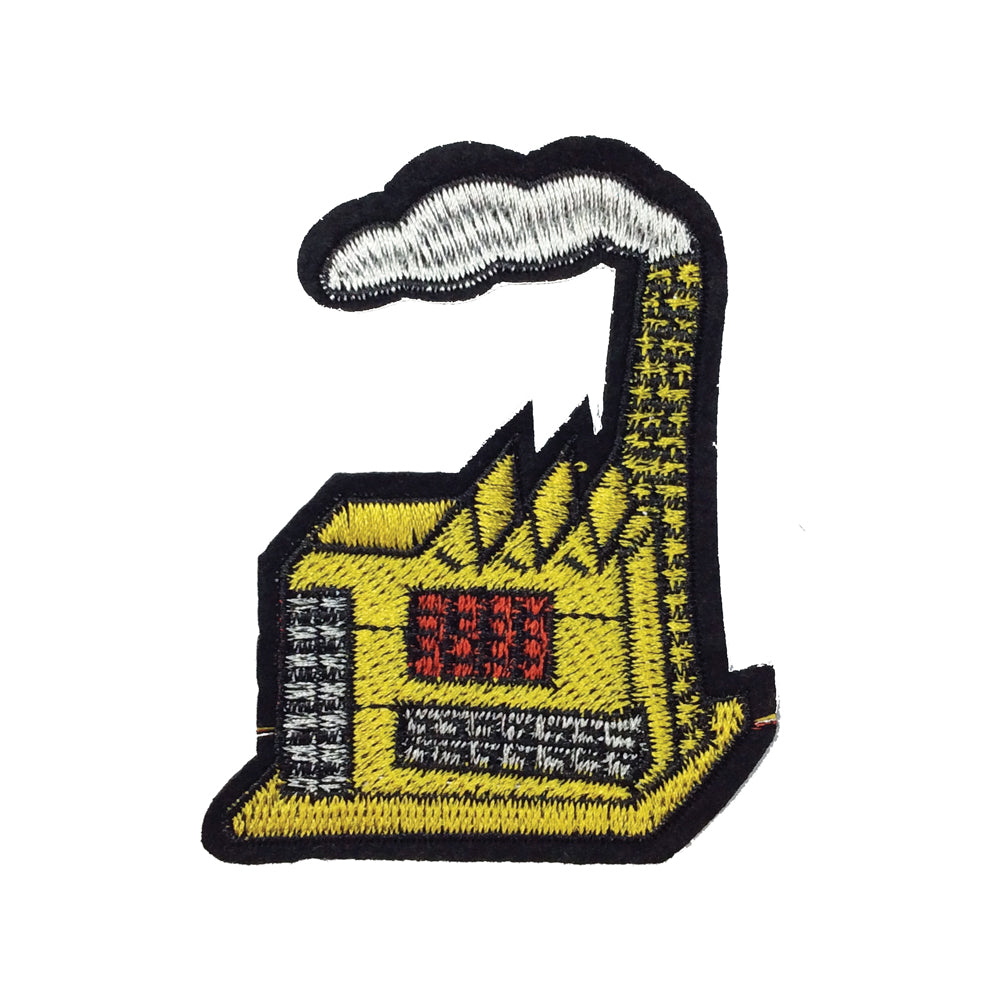 PC3291 - Working Warehouse Machine (Iron On) Embroidery Applique Patch | Koo Style UK