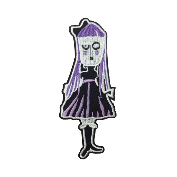 PC3212 - Purple Spooky Lady (Iron On)
