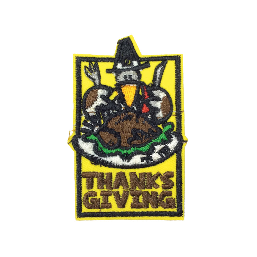 PC3299 - Thanksgiving Turkey (Iron On) Embroidery Applique Patch | Koo Style UK