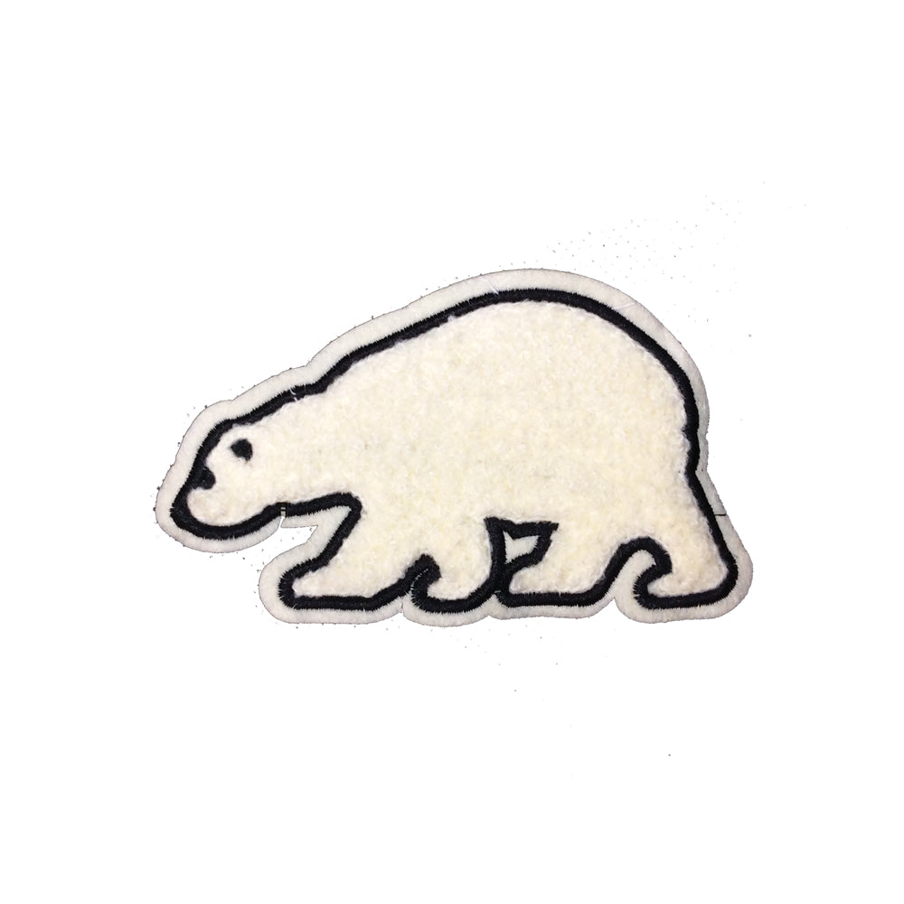 PC3180 - Polar Bear (Iron On) Embroidery Applique Patch | Koo Style UK