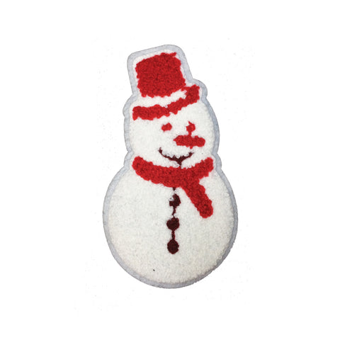 PC3393 -  Fur Christmas Snowman (Iron On)