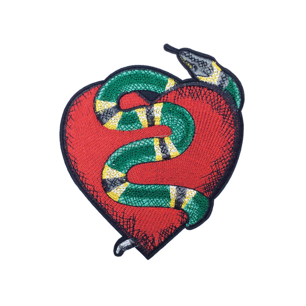 PC3370C - Snake Heart L (Iron On)