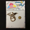 MP0013 - Gold Dragon Metal Pin Badge