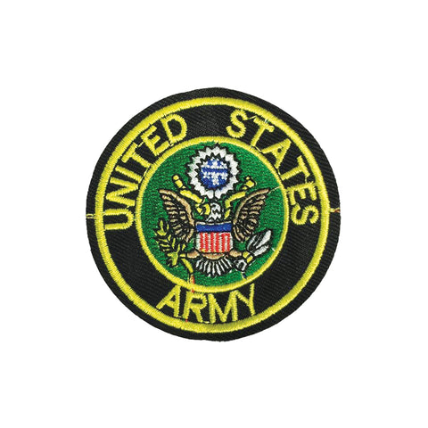 PC2089B - Black and Yellow United States Army(Iron On)