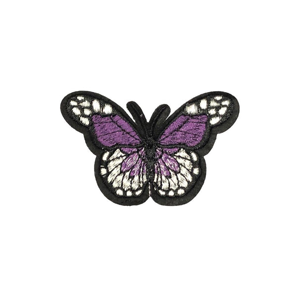 PC2418M - Purple Geo Pattern Butterfly (Iron On)