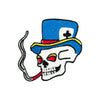 PS1497 - Smoking skull (Iron on)