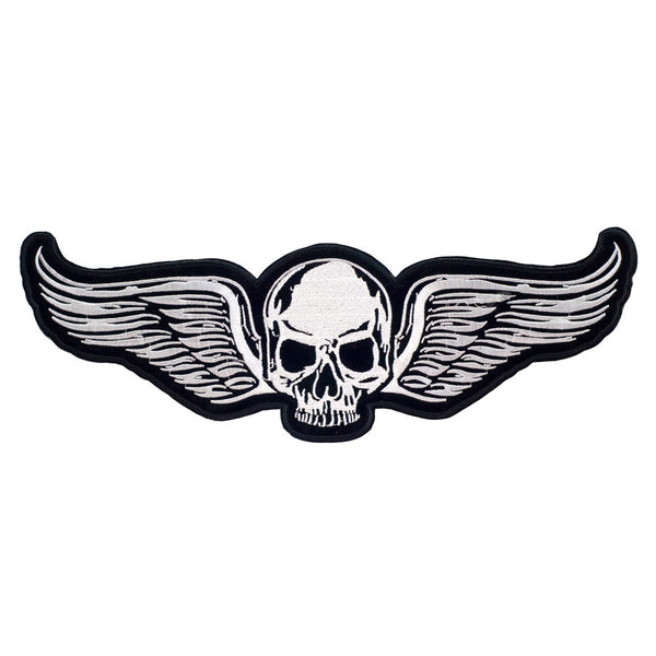 PH690B - Skull wings L (Iron on)