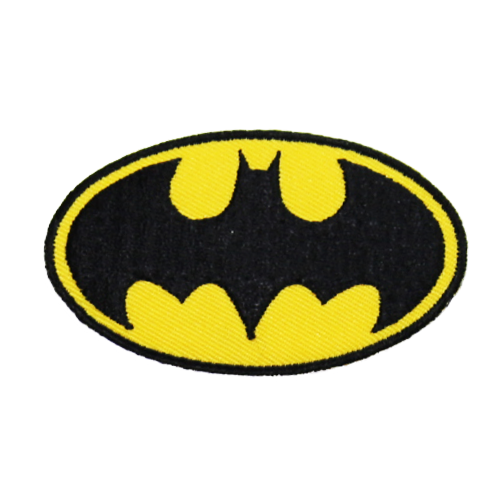 PH15 Batman Logo Iron on Embroidery Applique Patch Koo Style