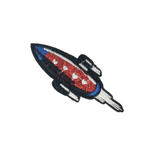 PC3588 - Glitter Shooting Rocket (Iron On)