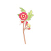 PC3610R - Long Pink Flower R (Iron On)